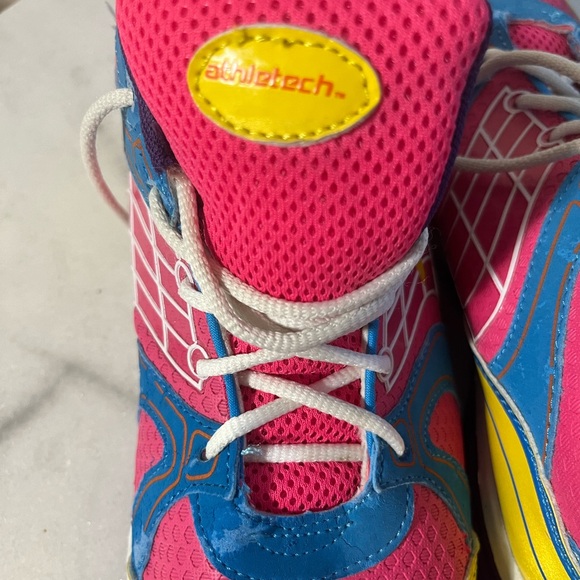 Athletech Retro Colorful Athletic Shoes Women's Size 7.5 Yellow Pink Blue - Picture 4 of 15